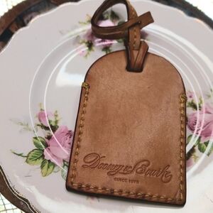 Dooney & Bourke - Vintage - Brown - Leather - Bag Charm - Hang Tag